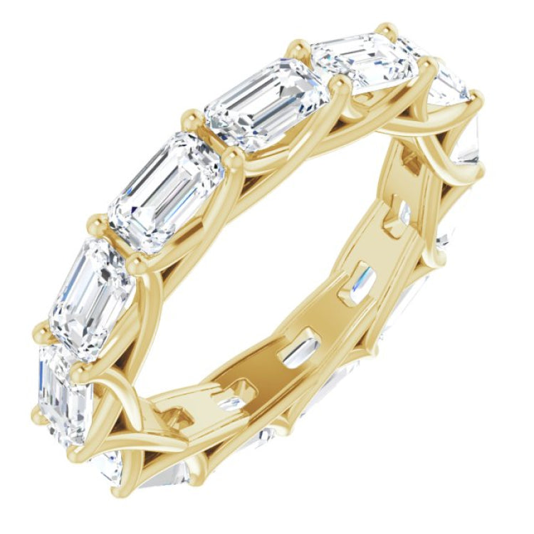 14K Yellow Gold 4 1/2 CTW Natural Diamond Eternity Band