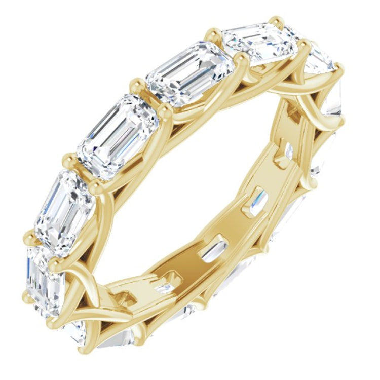 14K Yellow Gold 4 1/2 CTW Natural Diamond Eternity Band