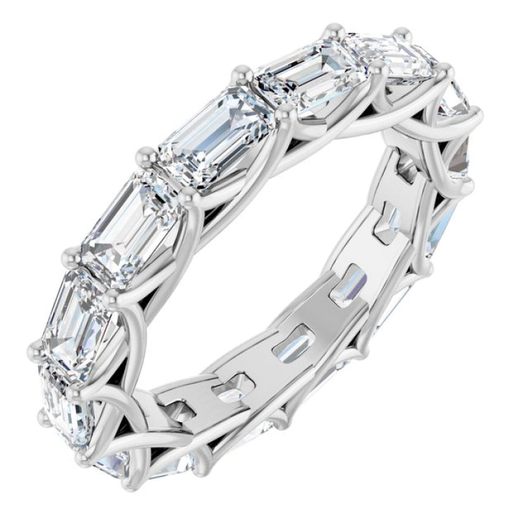 14K White Gold 4 9/10 CTW Natural Diamond Eternity Band
