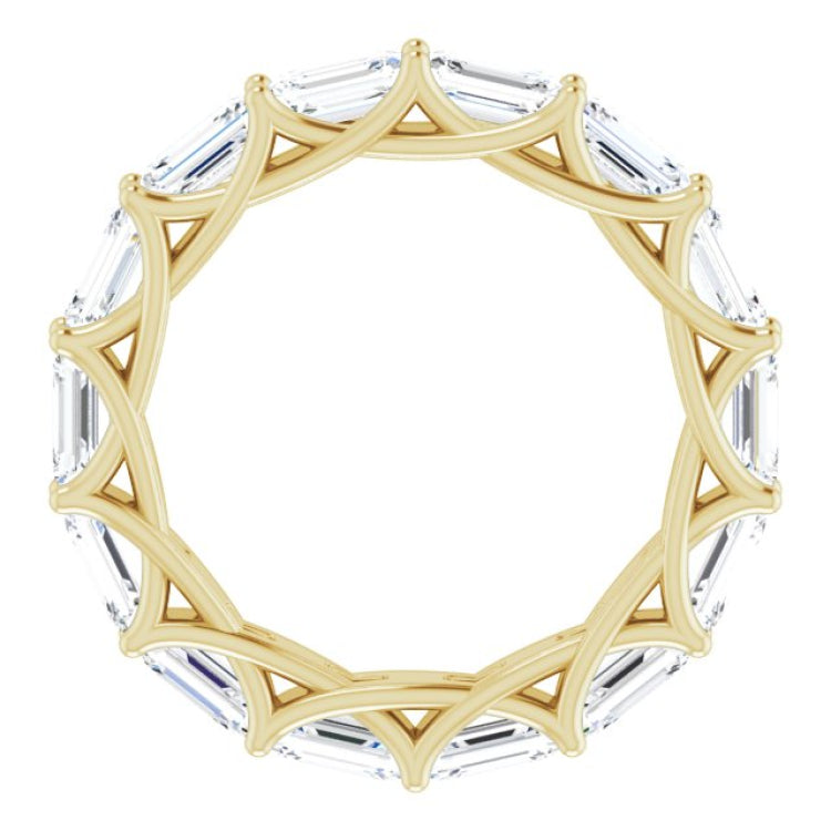 14K Yellow Gold 4 9/10 CTW Natural Diamond Eternity Band