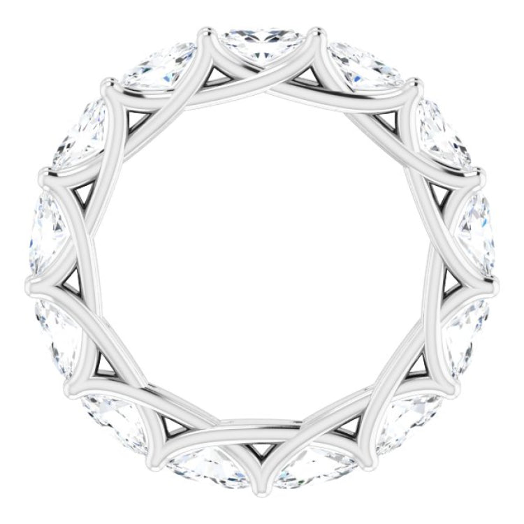 14K White Gold 3 1/4 CTW Natural Diamond Eternity Band