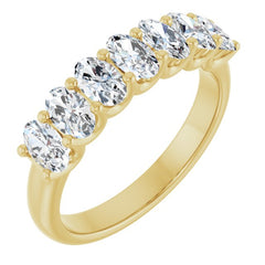14K Yellow Gold 1 1/2 CTW Natural Diamond Anniversary Band