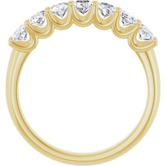 14K Yellow Gold 1 1/2 CTW Natural Diamond Anniversary Band