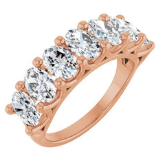 14K Rose Gold 2 1/2 CTW Natural Diamond Annniversary Band