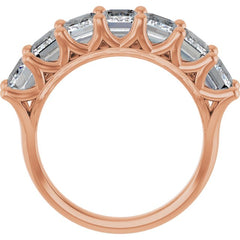 14K Rose Gold 4 1/5 CTW Natural Diamond Annniversary Band
