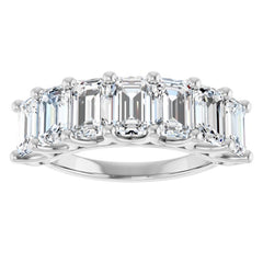 14K White Gold 4 1/5 CTW Natural Diamond Annniversary Band