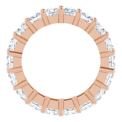 10K Rose Gold 5 CTW Lab-Grown Diamond Eternity Band Size 8