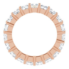 10K Rose Gold 5 1/3 CTW Lab-Grown Diamond Eternity Band Size 8.5