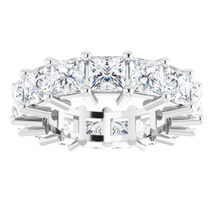 10K White Gold 6 CTW Lab-Grown Diamond Eternity Band Size 4.25