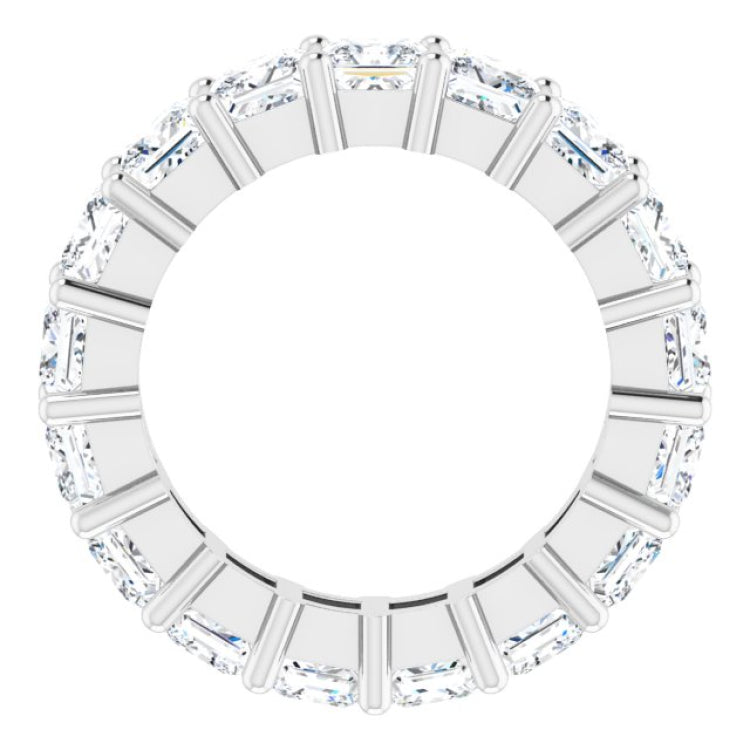 10K White Gold 6 3/4 CTW Lab-Grown Diamond Eternity Band Size 6.5