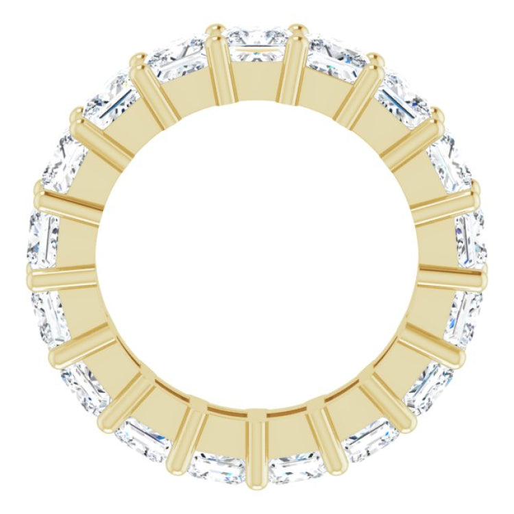 10K Yellow Gold 6 3/4 CTW Lab-Grown Diamond Eternity Band Size 6.5