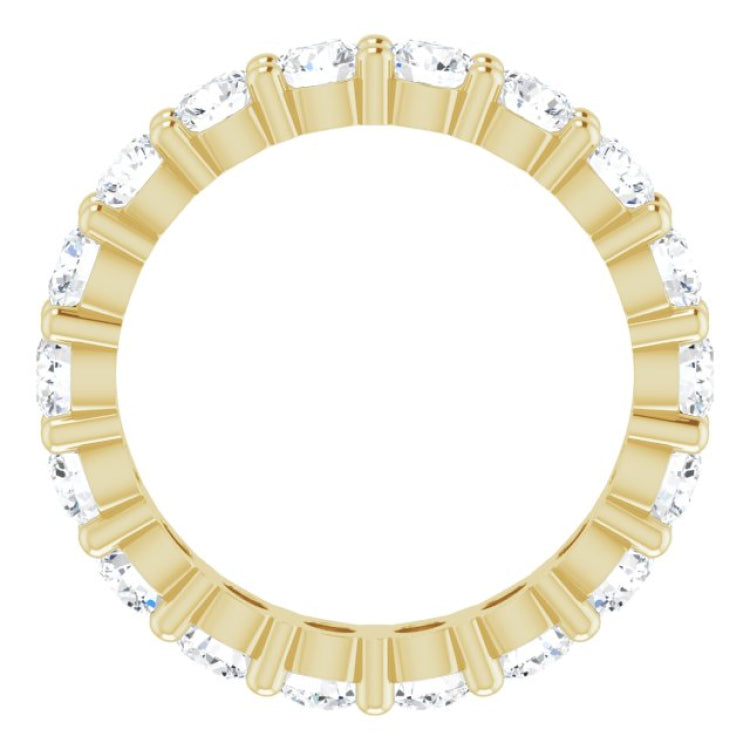 10K Yellow Gold 1 5/8 CTW Lab-Grown Diamond Eternity Band Size 4.25