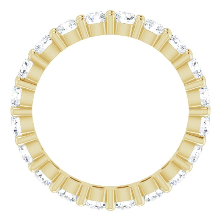 10K Yellow Gold 1 5/8 CTW Lab-Grown Diamond Eternity Band Size 4.75