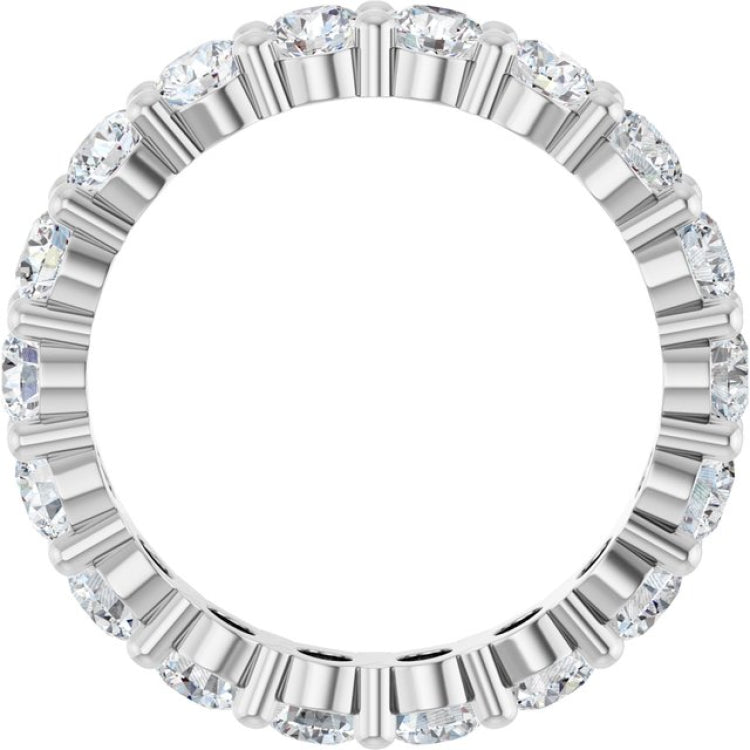 10K White Gold 1 5/8 CTW Lab-Grown Diamond Eternity Band Size 5