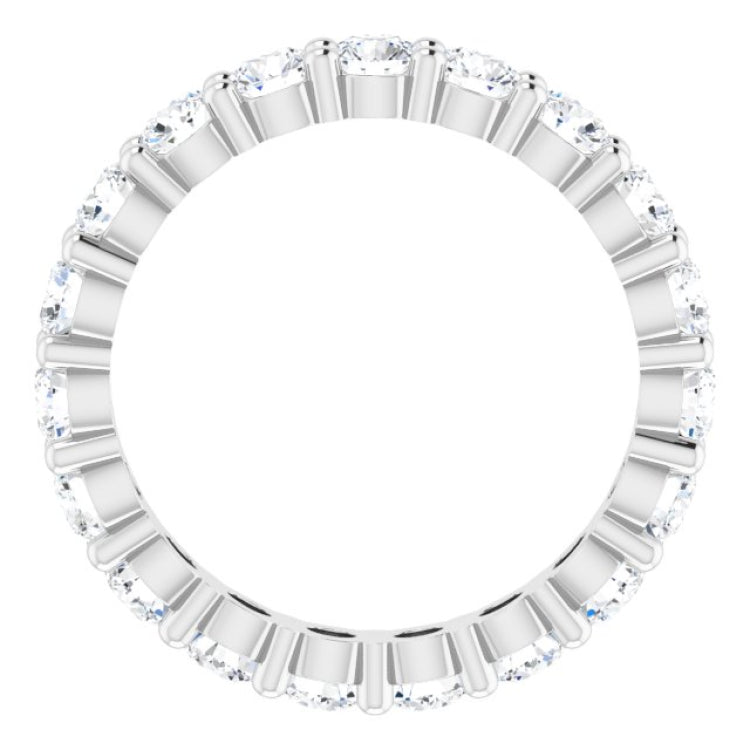 10K White Gold 1 3/4 CTW Lab-Grown Diamond Eternity Band Size 5.75