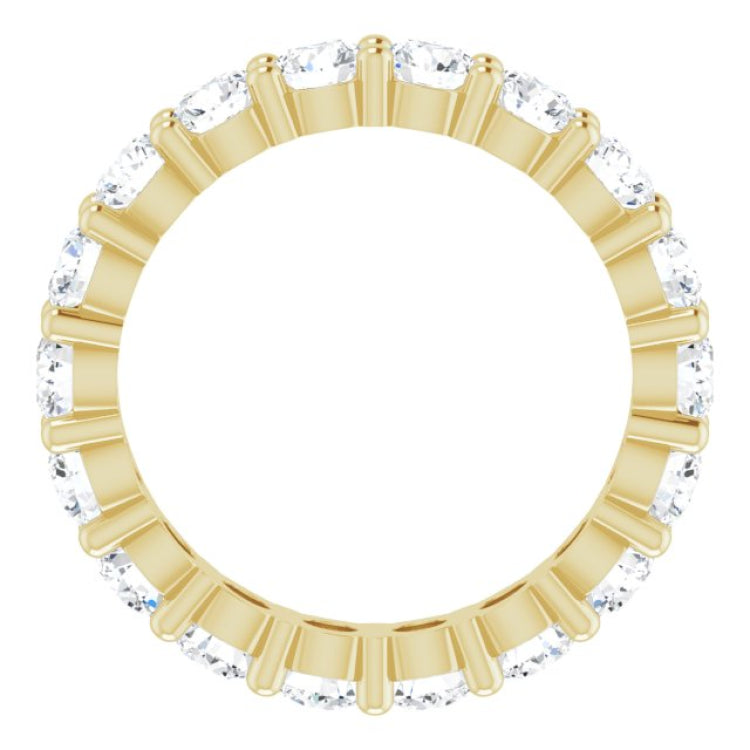 10K Yellow Gold 2 1/6 CTW Lab-Grown Diamond Eternity Band Size 5