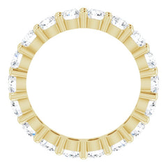 10K Yellow Gold 2 1/6 CTW Lab-Grown Diamond Eternity Band Size 5