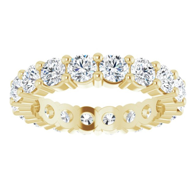 10K Yellow Gold 2 1/6 CTW Lab-Grown Diamond Eternity Band Size 5