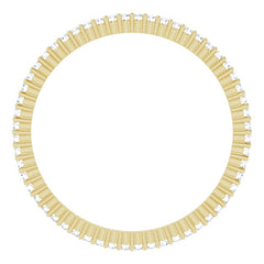 10K Yellow Gold 1/5 CTW Lab-Grown Diamond Eternity Band Size 8.25