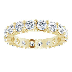 10K Yellow Gold 2 3/4 CTW Lab-Grown Diamond Eternity Band Size 7.25
