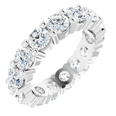 10K White Gold 3 5/8 CTW Lab-Grown Diamond Eternity Band Size 4.75