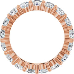 10K Rose Gold 3 1/2 CTW Lab-Grown Diamond Eternity Band Size 7