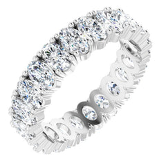 10K White Gold 3 9/10 CTW Lab-Grown Diamond Eternity Band Size 9