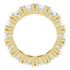 10K Yellow Gold 5 1/5 CTW Lab-Grown Diamond Eternity Band Size 4.5