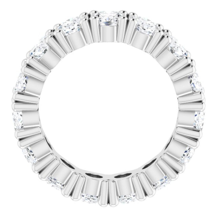 10K White Gold 5 1/2 CTW Lab-Grown Diamond Eternity Band Size 5.5