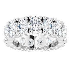 10K White Gold 5 1/2 CTW Lab-Grown Diamond Eternity Band Size 5.5