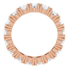 10K Rose Gold 6 1/3 CTW Lab-Grown Diamond Eternity Band Size 8.75