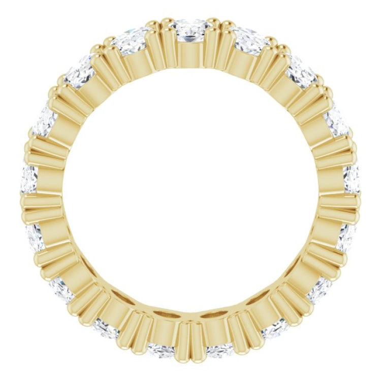 10K Yellow Gold 6 1/3 CTW Lab-Grown Diamond Eternity Band Size 8.75