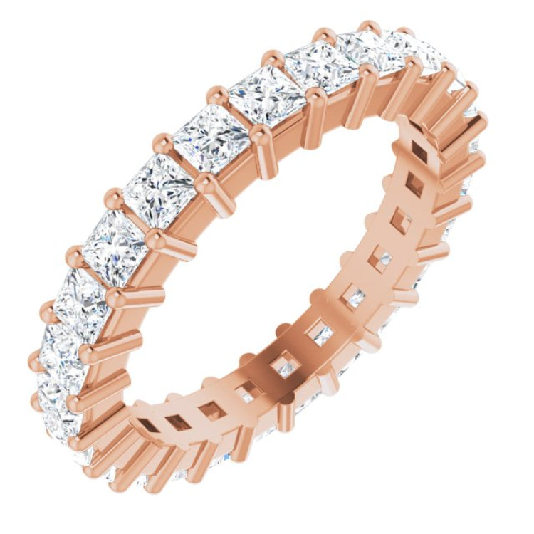 10K Rose Gold 1 3/4 CTW Lab-Grown Diamond Eternity Band Size 5.25