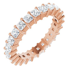 10K Rose Gold 1 3/4 CTW Lab-Grown Diamond Eternity Band Size 5.25