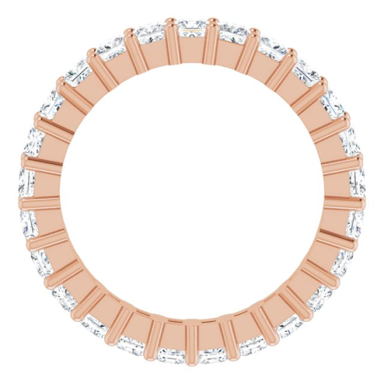 10K Rose Gold 1 3/4 CTW Lab-Grown Diamond Eternity Band Size 5.25