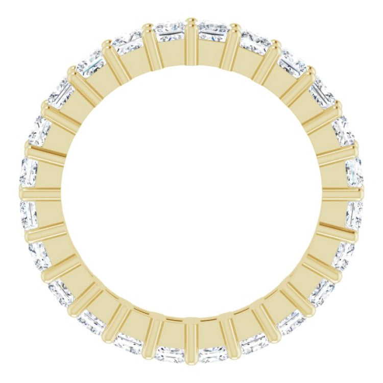10K Yellow Gold 2 1/4 CTW Lab-Grown Diamond Eternity Band Size 6