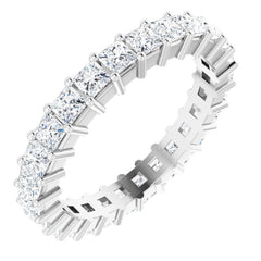 10K White Gold 2 3/8 CTW Lab-Grown Diamond Eternity Band Size 8