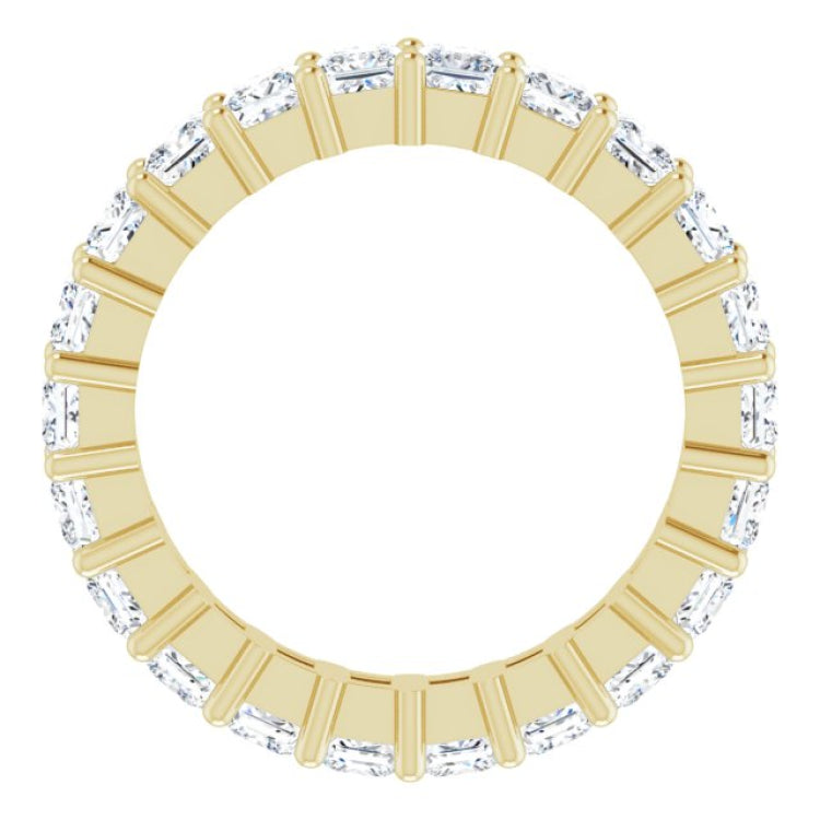 10K Yellow Gold 2 3/8 CTW Lab-Grown Diamond Eternity Band Size 6