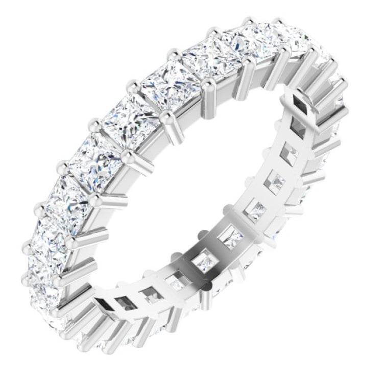 10K White Gold 2 5/8 CTW Lab-Grown Diamond Eternity Band Size 7.75
