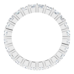 10K White Gold 2 5/8 CTW Lab-Grown Diamond Eternity Band Size 7.75
