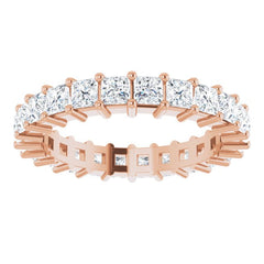 10K Rose Gold 2 5/8 CTW Lab-Grown Diamond Eternity Band Size 8.5