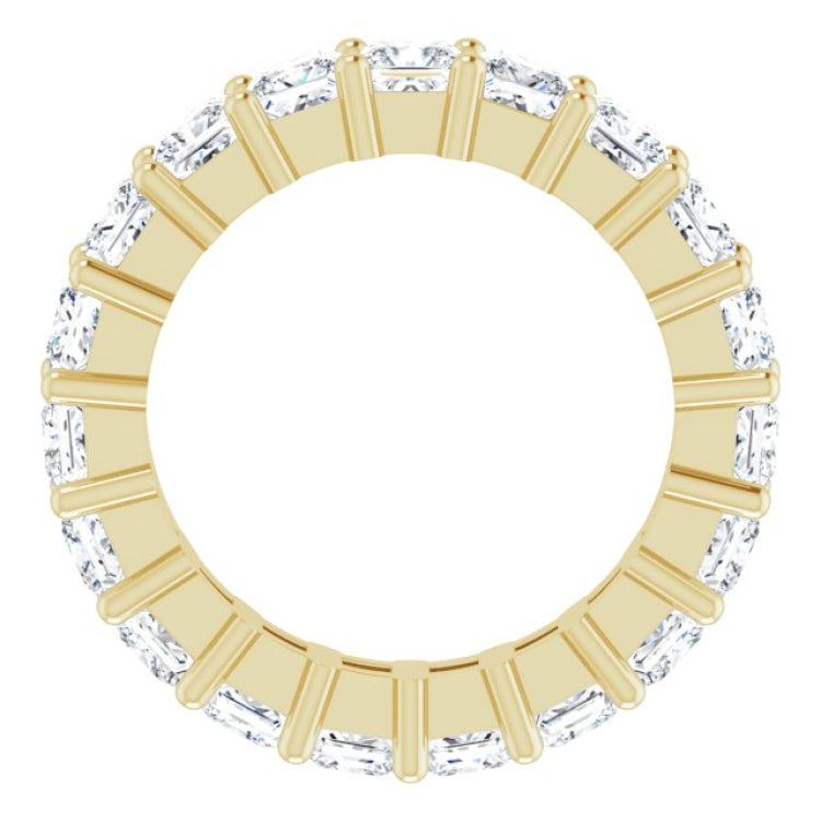 10K Yellow Gold 3 1/8 CTW Lab-Grown Diamond Eternity Band Size 4