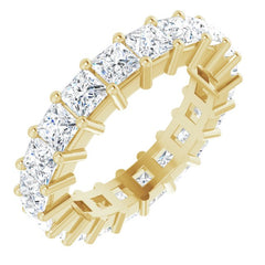 10K Yellow Gold 3 1/4 CTW Lab-Grown Diamond Eternity Band Size 5