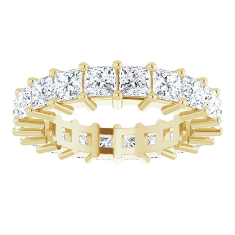 10K Yellow Gold 3 1/4 CTW Lab-Grown Diamond Eternity Band Size 5