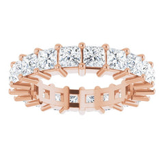 10K Rose Gold 3 1/4 CTW Lab-Grown Diamond Eternity Band Size 5.5