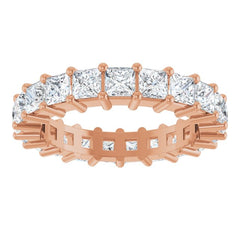 10K Rose Gold 3 3/8 CTW Lab-Grown Diamond Eternity Band Size 7