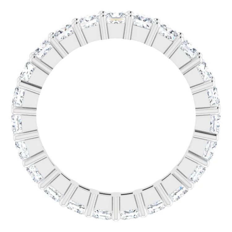 10K White Gold 3 3/4 CTW Lab-Grown Diamond Eternity Band Size 8.75