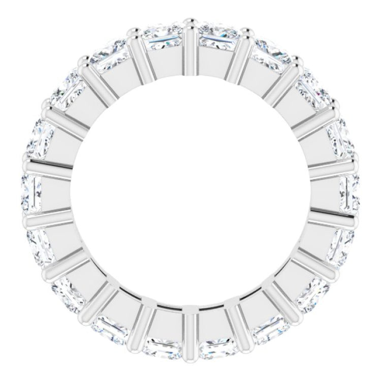 10K White Gold 3 5/8 CTW Lab-Grown Diamond Eternity Band Size 4.25