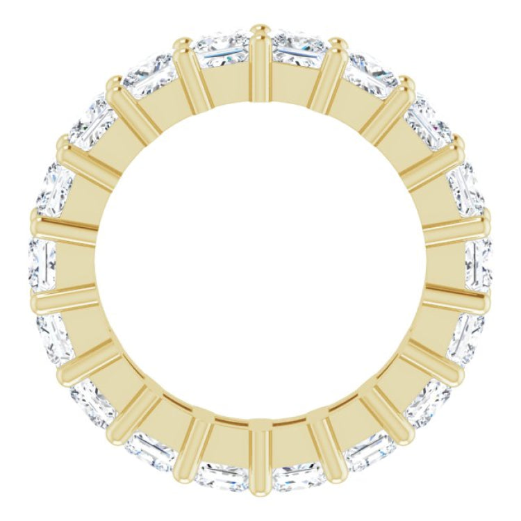 10K Yellow Gold 3 5/8 CTW Lab-Grown Diamond Eternity Band Size 4.75