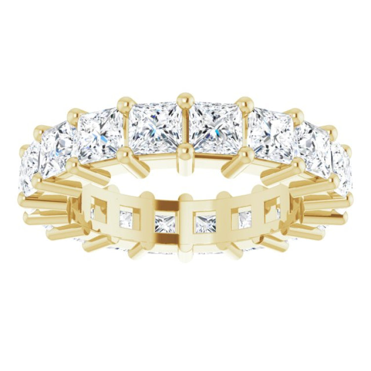 10K Yellow Gold 3 5/8 CTW Lab-Grown Diamond Eternity Band Size 5